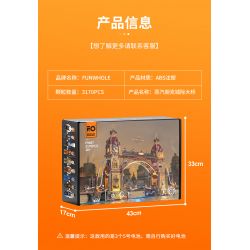 LUMIBRICKS FUNWHOLE F9047 9047 THẾ GIỚI STEAMPUNK CẦU LIÊN TỈNH bộ đồ chơi xếp lắp ráp ghép mô hình STEAMPUNK CITY BRIDGE 3170 khối