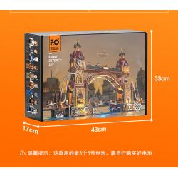 LUMIBRICKS FUNWHOLE F9047 9047 THẾ GIỚI STEAMPUNK CẦU LIÊN TỈNH bộ đồ chơi xếp lắp ráp ghép mô hình STEAMPUNK CITY BRIDGE 3170 khối