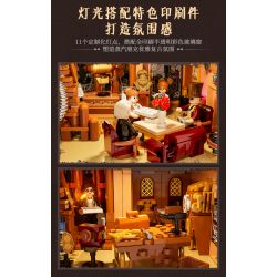 LUMIBRICKS FUNWHOLE F9050 9050 THẾ GIỚI STEAMPUNK CÂU LẠC BỘ BAY bộ đồ chơi xếp lắp ráp ghép mô hình STEAMPUNK FLYING CLUB 1858 khối