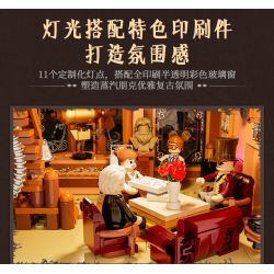 LUMIBRICKS FUNWHOLE F9050 9050 THẾ GIỚI STEAMPUNK CÂU LẠC BỘ BAY bộ đồ chơi xếp lắp ráp ghép mô hình STEAMPUNK FLYING CLUB 1858 khối