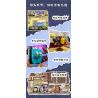 LUMIBRICKS FUNWHOLE F9051 9051 PHỐ MỸ CỬA HÀNG VÁN TRƯỢT bộ đồ chơi xếp lắp ráp ghép mô hình Creator Sáng Tạo
