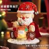 LOZ 1958 ĐÈN NGỦ THƠM ÔNG GIÀ NOEL bộ đồ chơi xếp lắp ráp ghép mô hình Creator Sáng Tạo 1473 khối