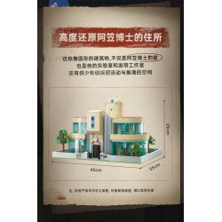 KEEPPLEY K20712 20712 THÁM TỬ LỪNG DANH CONAN NHÀ CỦA BÁC SĨ AGASA bộ đồ chơi xếp lắp ráp ghép mô hình Movie & Game Phim Và Trò Chơi 2714 khối