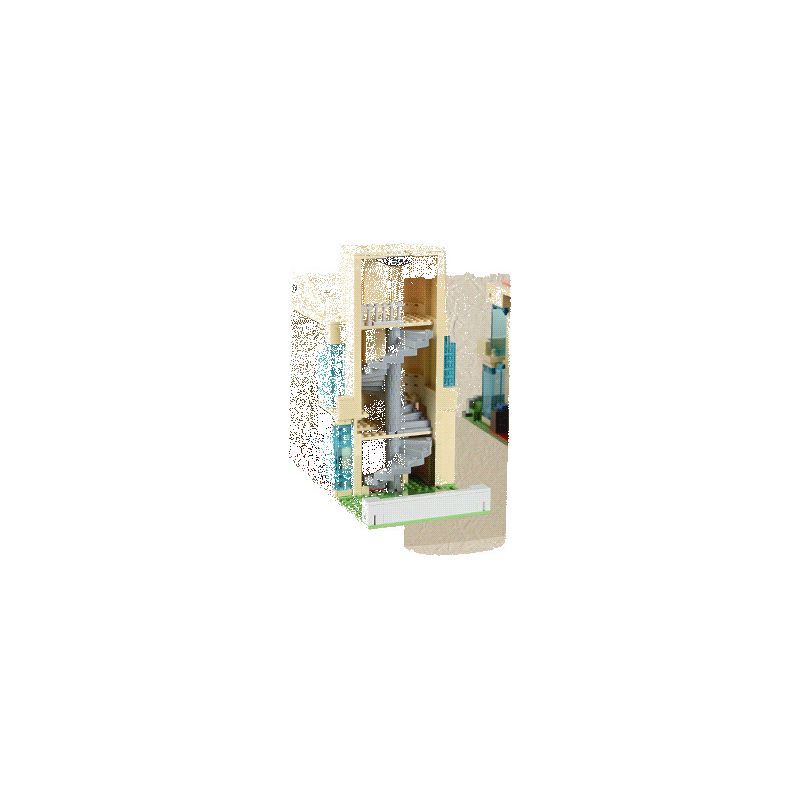 KEEPPLEY K20712 20712 THÁM TỬ LỪNG DANH CONAN NHÀ CỦA BÁC SĨ AGASA bộ đồ chơi xếp lắp ráp ghép mô hình Movie & Game Phim Và Trò Chơi 2714 khối