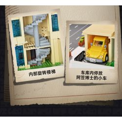 KEEPPLEY K20712 20712 THÁM TỬ LỪNG DANH CONAN NHÀ CỦA BÁC SĨ AGASA bộ đồ chơi xếp lắp ráp ghép mô hình Movie & Game Phim Và Trò Chơi 2714 khối