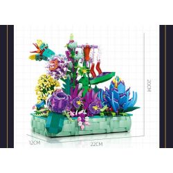 JIESTAR JJ9039 9039 HỘP PANDORA bộ đồ chơi xếp lắp ráp ghép mô hình Arts & Crafts PANDORA'S BOX 1196 khối
