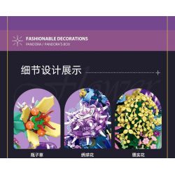 JIESTAR JJ9039 9039 HỘP PANDORA bộ đồ chơi xếp lắp ráp ghép mô hình Arts & Crafts PANDORA'S BOX 1196 khối