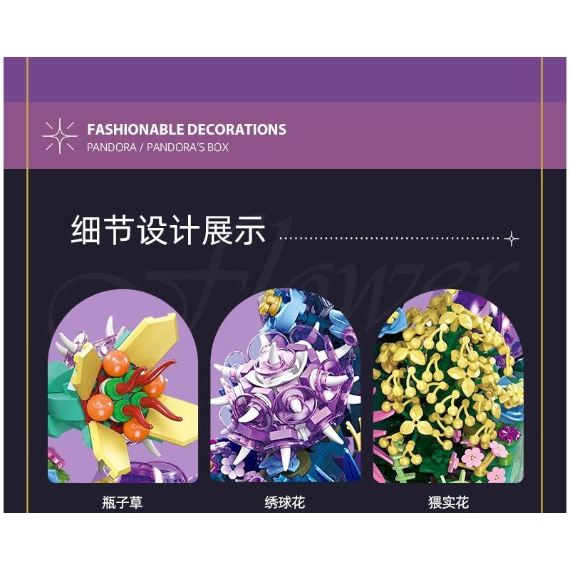 JIESTAR JJ9038 9038 PANDORA bộ đồ chơi xếp lắp ráp ghép mô hình Arts & Crafts 893 khối