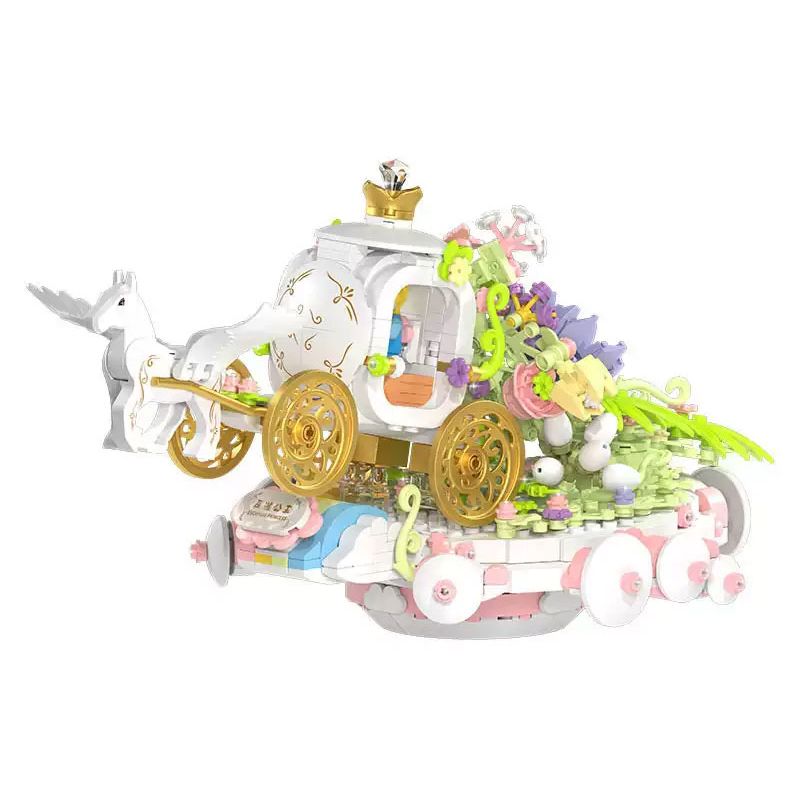 PIN ZHUAN 8800 non Lego CÔNG CHÚA ĐANG CHẠY TRỐN bộ đồ chơi xếp lắp ráp ghép mô hình Arts & Crafts ESCAPING PRINCESS 1188 khối