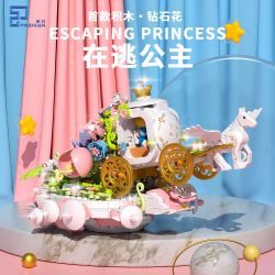 SPECIALIZED 8800 CÔNG CHÚA ĐANG CHẠY TRỐN bộ đồ chơi xếp lắp ráp ghép mô hình Arts & Crafts ESCAPING PRINCESS 1188 khối
