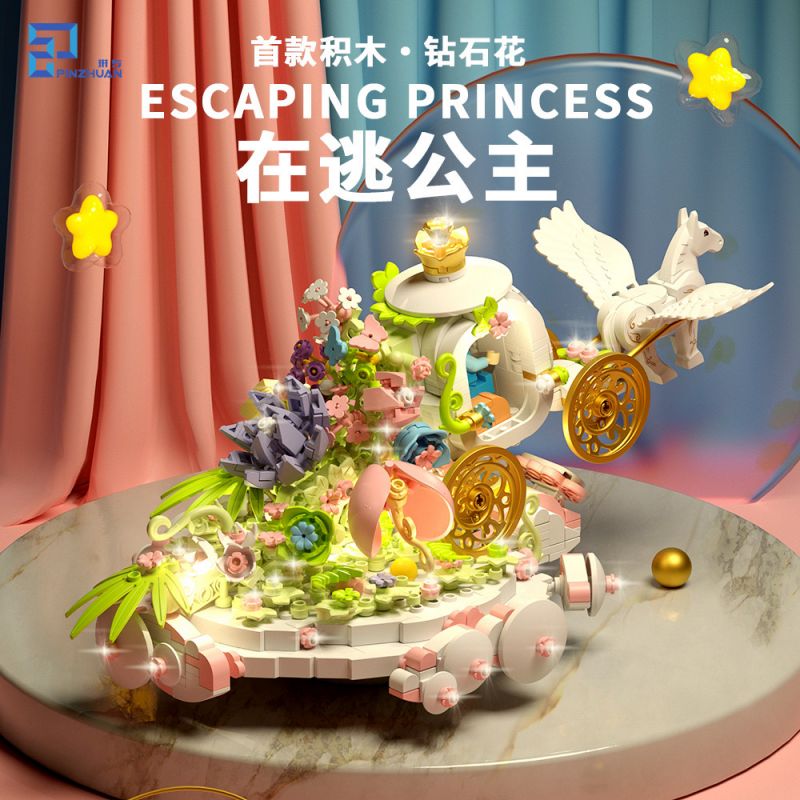SPECIALIZED 8800 CÔNG CHÚA ĐANG CHẠY TRỐN bộ đồ chơi xếp lắp ráp ghép mô hình Arts & Crafts ESCAPING PRINCESS 1188 khối