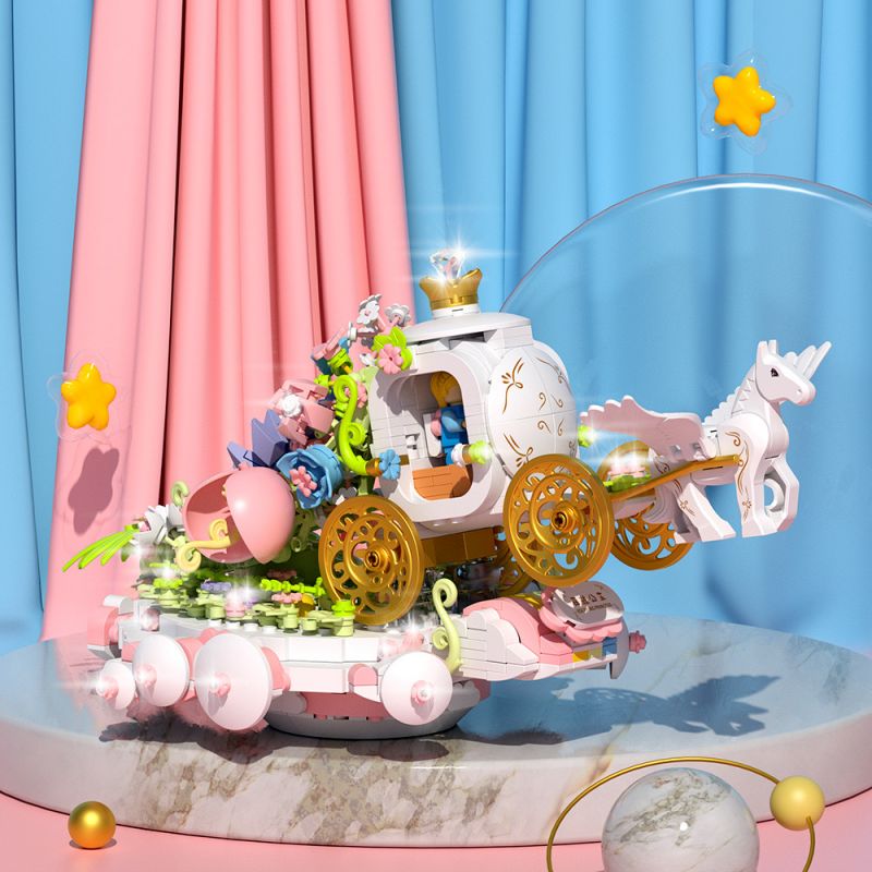 SPECIALIZED 8800 CÔNG CHÚA ĐANG CHẠY TRỐN bộ đồ chơi xếp lắp ráp ghép mô hình Arts & Crafts ESCAPING PRINCESS 1188 khối