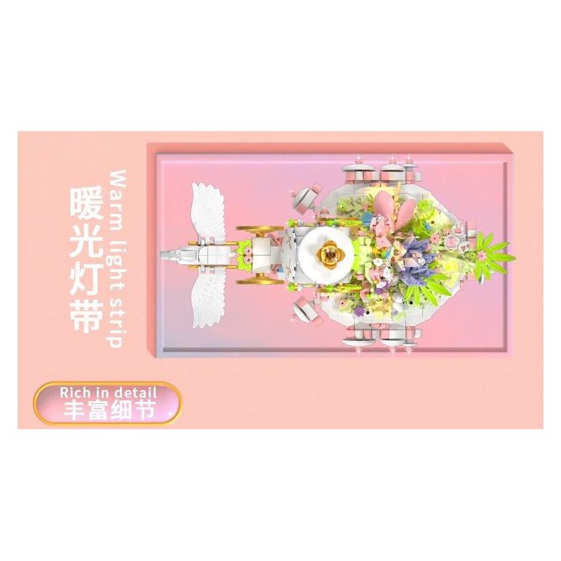 SPECIALIZED 8800 CÔNG CHÚA ĐANG CHẠY TRỐN bộ đồ chơi xếp lắp ráp ghép mô hình Arts & Crafts ESCAPING PRINCESS 1188 khối