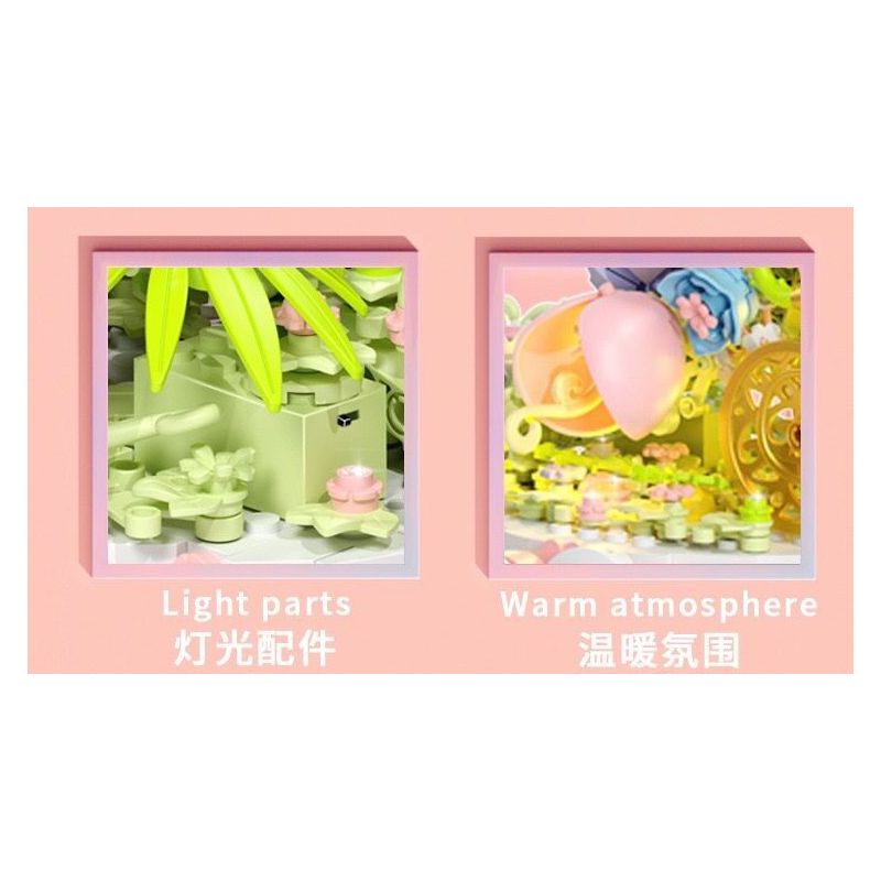 SPECIALIZED 8800 CÔNG CHÚA ĐANG CHẠY TRỐN bộ đồ chơi xếp lắp ráp ghép mô hình Arts & Crafts ESCAPING PRINCESS 1188 khối