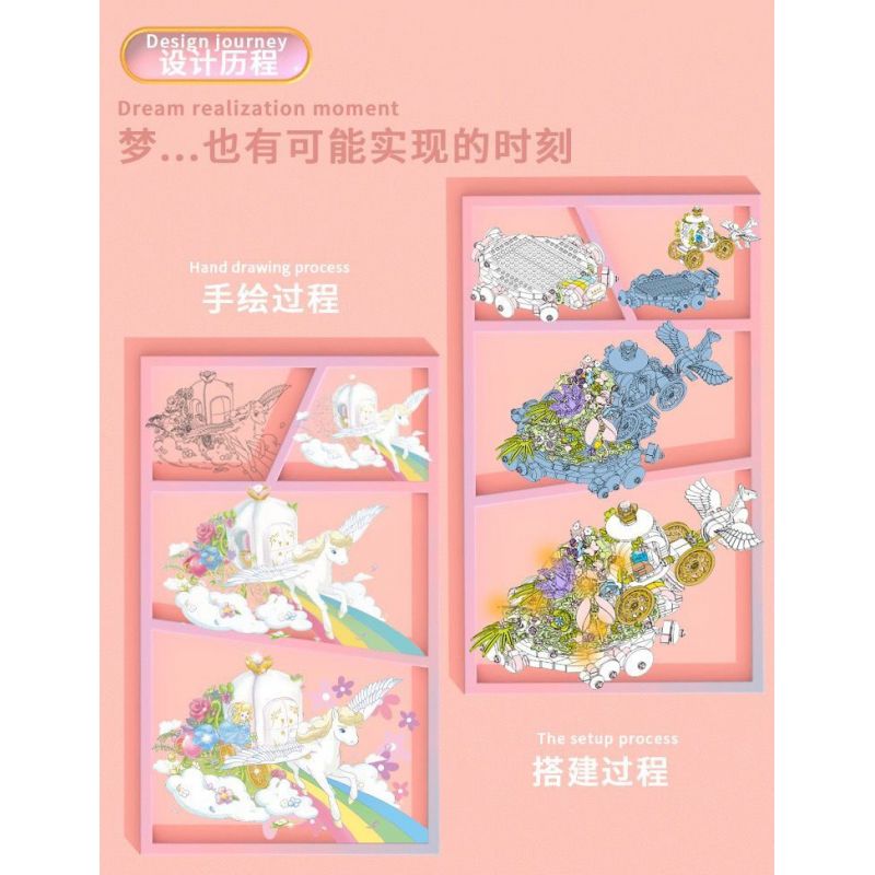 SPECIALIZED 8800 CÔNG CHÚA ĐANG CHẠY TRỐN bộ đồ chơi xếp lắp ráp ghép mô hình Arts & Crafts ESCAPING PRINCESS 1188 khối