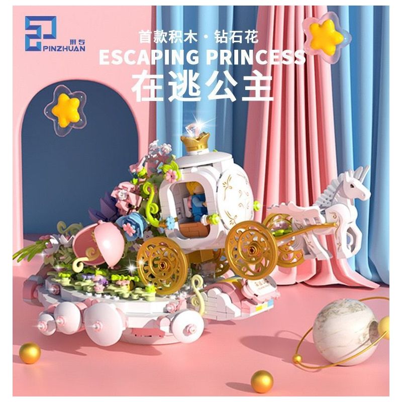 SPECIALIZED 8800 CÔNG CHÚA ĐANG CHẠY TRỐN bộ đồ chơi xếp lắp ráp ghép mô hình Arts & Crafts ESCAPING PRINCESS 1188 khối