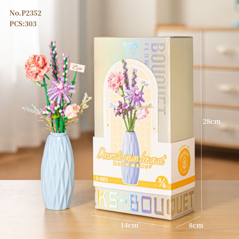 PRELIMINARY P2352 2352 CẮM HOA bộ đồ chơi xếp lắp ráp ghép mô hình Creator Sáng Tạo 303 khối PRELIMINARY P2352 2352 CẮM HOA bộ đồ chơi xếp lắp ráp ghép mô hình Creator Sáng Tạo 303 khối