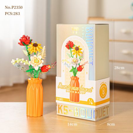 PRELIMINARY P2350 2350 CẮM HOA bộ đồ chơi xếp lắp ráp ghép mô hình Creator Sáng Tạo 283 khối