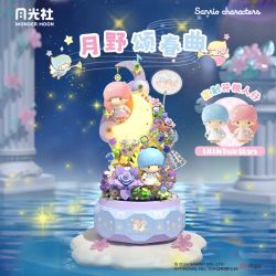 GEKKOSHA 803302 HỘP NHẠC TÌNH YÊU ÁNH TRĂNG CỦA GIA ĐÌNH SANRIO TSUKINO ODE TO SPRING GEMINI bộ đồ chơi xếp lắp ráp ghép mô hình SANRIO CHARACTERS