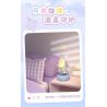 GEKKOSHA 803301 HỘP NHẠC TÌNH YÊU ÁNH TRĂNG CỦA GIA ĐÌNH SANRIO VƯỜN HỒNG KHIÊU VŨ HELLO KITTY bộ đồ chơi xếp lắp ráp ghép mô hình SANRIO CHARACTERS