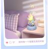 GEKKOSHA 803301 HỘP NHẠC TÌNH YÊU ÁNH TRĂNG CỦA GIA ĐÌNH SANRIO VƯỜN HỒNG KHIÊU VŨ HELLO KITTY bộ đồ chơi xếp lắp ráp ghép mô hình SANRIO CHARACTERS