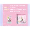 GEKKOSHA 803301 HỘP NHẠC TÌNH YÊU ÁNH TRĂNG CỦA GIA ĐÌNH SANRIO VƯỜN HỒNG KHIÊU VŨ HELLO KITTY bộ đồ chơi xếp lắp ráp ghép mô hình SANRIO CHARACTERS