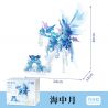 GEKKOSHA 804245 ĐÔI DÉP PHA LÊ LÃNG MẠN TRĂNG TRONG BIỂN XANH bộ đồ chơi xếp lắp ráp ghép mô hình Arts & Crafts