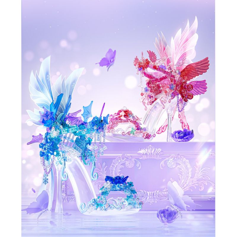 GEKKOSHA 804245 ĐÔI DÉP PHA LÊ LÃNG MẠN TRĂNG TRONG BIỂN XANH bộ đồ chơi xếp lắp ráp ghép mô hình Arts & Crafts