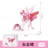 GEKKOSHA 804244 DÉP PHA LÊ LÃNG MẠN MÙA XUÂN TÌNH YÊU BƯỚM HỒNG bộ đồ chơi xếp lắp ráp ghép mô hình Arts & Crafts