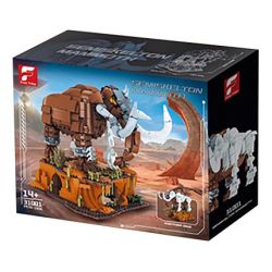 FREE TRIBE 31001 VOI MA MÚT bộ đồ chơi xếp lắp ráp ghép mô hình SEMISKELTON MAMMOTH 1310 khối