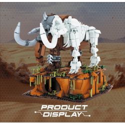 FREE TRIBE 31001 VOI MA MÚT bộ đồ chơi xếp lắp ráp ghép mô hình SEMISKELTON MAMMOTH 1310 khối