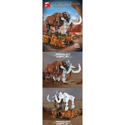 FREE TRIBE 31001 VOI MA MÚT bộ đồ chơi xếp lắp ráp ghép mô hình SEMISKELTON MAMMOTH 1310 khối