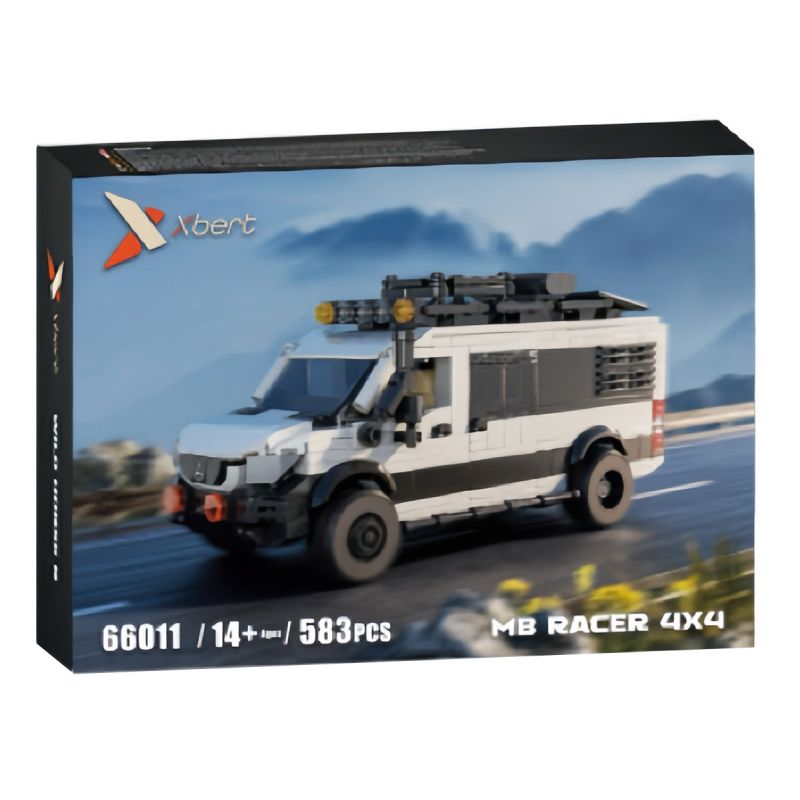 XBERT 66011 MB RACER 4X4 bộ đồ chơi xếp lắp ráp ghép mô hình Speed Champions Racing Cars Đua Xe Công Thức 583 khối