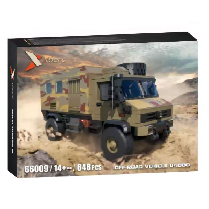 XBERT 66009 XE ĐỊA HÌNH U4000 bộ đồ chơi xếp lắp ráp ghép mô hình Speed Champions Racing Cars Đua Xe Công Thức 648 khối