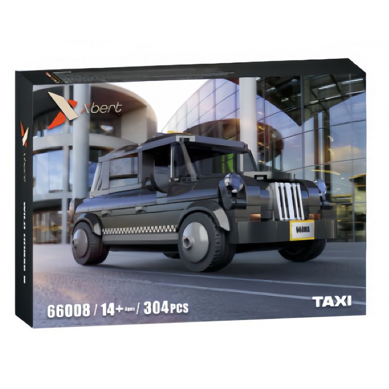 XBERT 66008 TAXI bộ đồ chơi xếp lắp ráp ghép mô hình Speed Champions Racing Cars Đua Xe Công Thức 304 khối