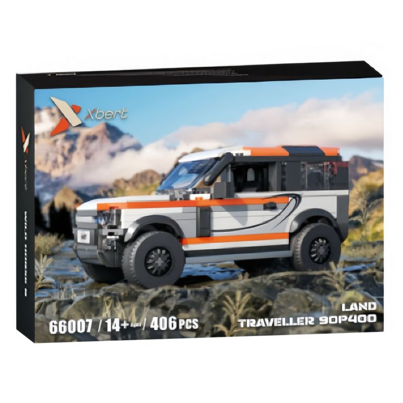 XBERT 66007 DU LỊCH ĐẤT 90P400 bộ đồ chơi xếp lắp ráp ghép mô hình Speed Champions Racing Cars Đua Xe Công Thức 406 khối