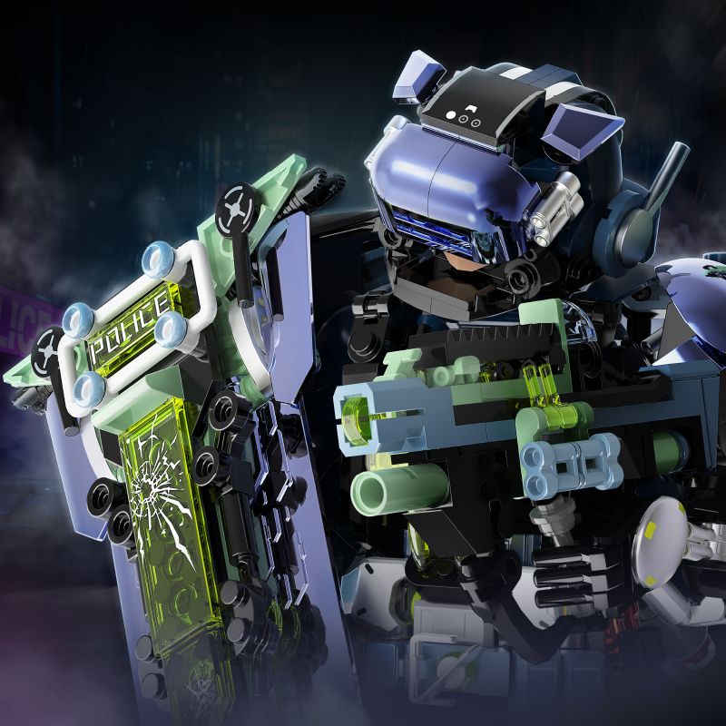 IBLOCK IB1102 1102 ANH HÙNG TRONG MƠ THÀNH PHỐ CHIẾN DỊCH CƠN BÃO bộ đồ chơi xếp lắp ráp ghép mô hình CITY DREAM HEROES