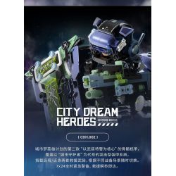 IBLOCK IB1102 1102 ANH HÙNG TRONG MƠ THÀNH PHỐ CHIẾN DỊCH CƠN BÃO bộ đồ chơi xếp lắp ráp ghép mô hình CITY DREAM HEROES