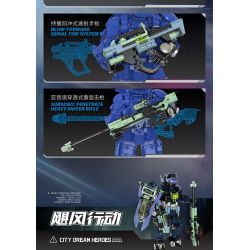 IBLOCK IB1102 1102 ANH HÙNG TRONG MƠ THÀNH PHỐ CHIẾN DỊCH CƠN BÃO bộ đồ chơi xếp lắp ráp ghép mô hình CITY DREAM HEROES