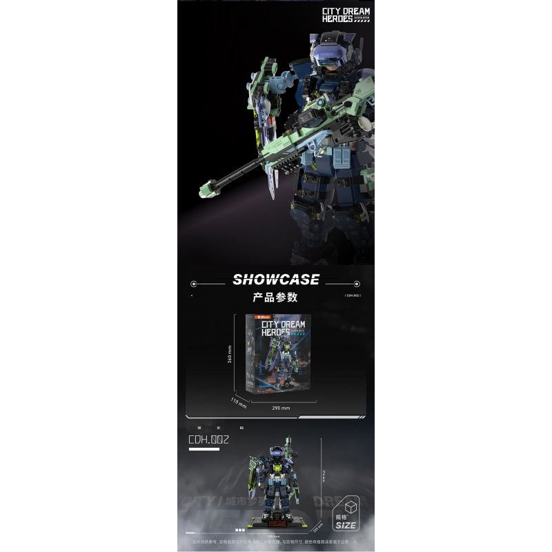 IBLOCK IB1102 1102 ANH HÙNG TRONG MƠ THÀNH PHỐ CHIẾN DỊCH CƠN BÃO bộ đồ chơi xếp lắp ráp ghép mô hình CITY DREAM HEROES