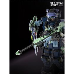 IBLOCK IB1102 1102 ANH HÙNG TRONG MƠ THÀNH PHỐ CHIẾN DỊCH CƠN BÃO bộ đồ chơi xếp lắp ráp ghép mô hình CITY DREAM HEROES