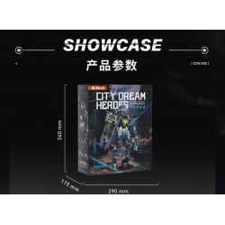 IBLOCK IB1102 1102 ANH HÙNG TRONG MƠ THÀNH PHỐ CHIẾN DỊCH CƠN BÃO bộ đồ chơi xếp lắp ráp ghép mô hình CITY DREAM HEROES