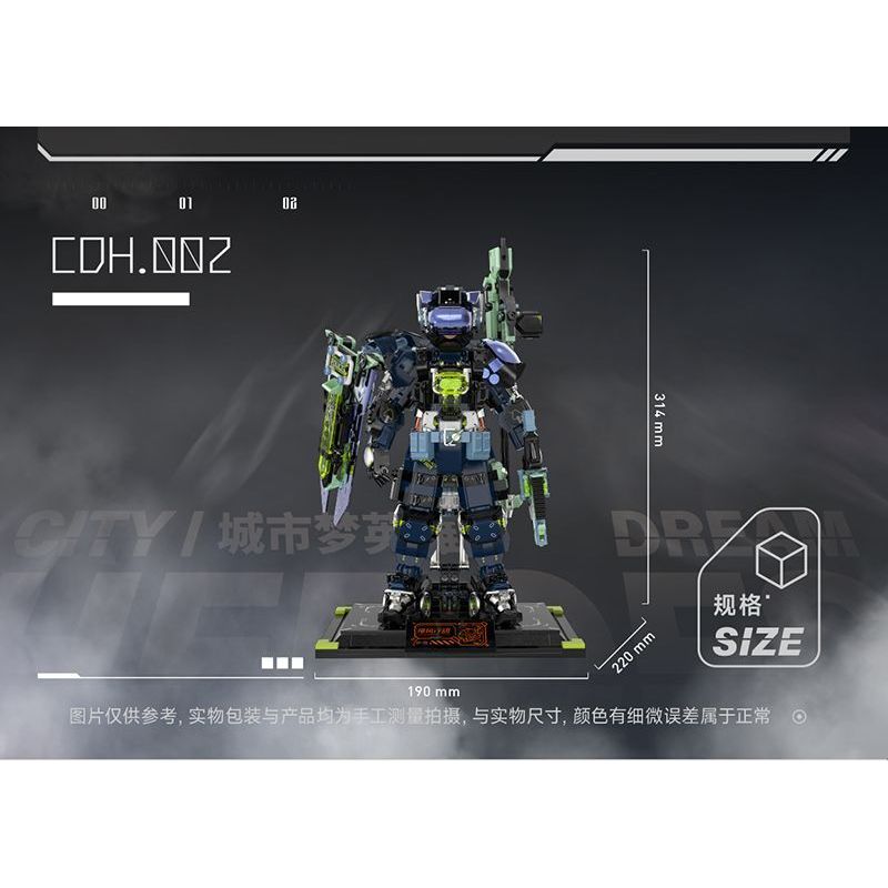 IBLOCK IB1102 1102 ANH HÙNG TRONG MƠ THÀNH PHỐ CHIẾN DỊCH CƠN BÃO bộ đồ chơi xếp lắp ráp ghép mô hình CITY DREAM HEROES