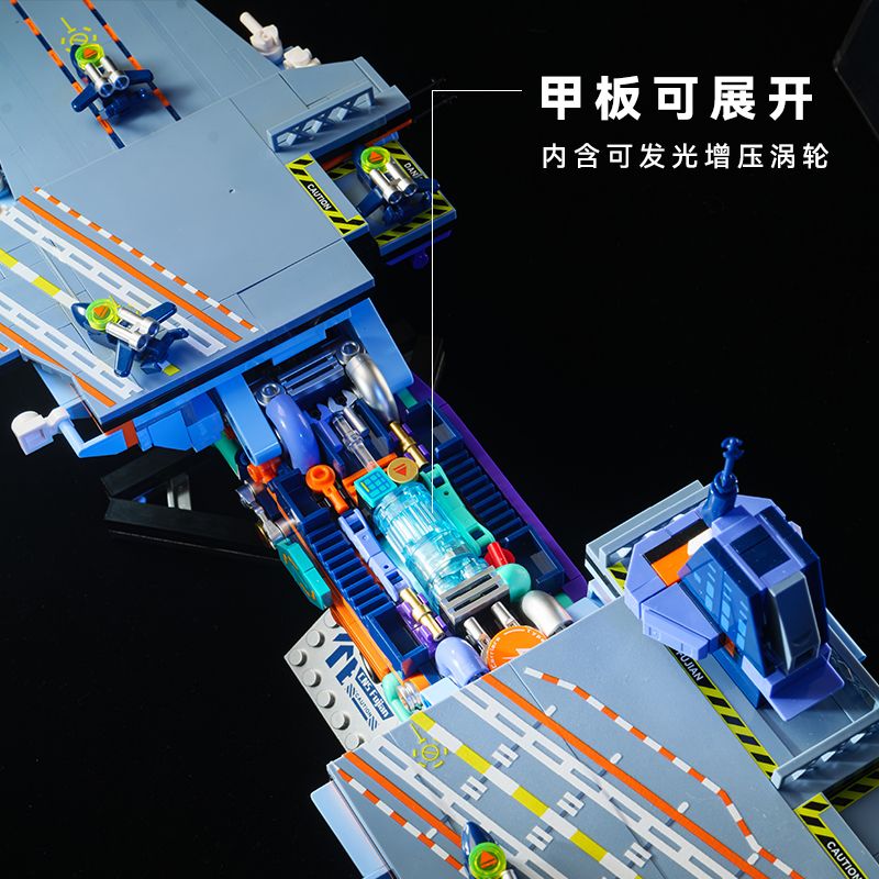 IBLOCK IB1201 1201 SỰ TRỖI DẬY CỦA LINH HỒN QUỐC GIA VỀ VŨ KHÍ HẠNG NẶNG TÀU SÂN BAY DOPAMINE PHÚC KIẾN bộ đồ chơi xếp lắp ráp ghép mô hình Military Army Quân Sự Bộ Đội