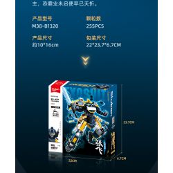 SLUBAN M38-B1320 B1320 1320 M38B1320 38-B1320 ANH HÙNG THỜI TAM QUỐC TRƯƠNG PHI HẦU YIDEHUAN bộ đồ chơi xếp lắp ráp ghép mô hình 255 khối