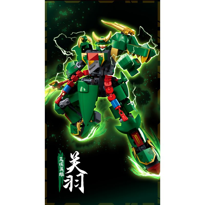 SLUBAN M38-B1319 B1319 1319 M38B1319 38-B1319 ANH HÙNG THỜI TAM QUỐC QUAN VŨ VÂN XƯƠNG VÕ SINH bộ đồ chơi xếp lắp ráp ghép mô hình 267 khối