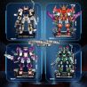 GUANJI BB814 MÔ HÌNH MECHA CRAZE 4 bộ đồ chơi xếp lắp ráp ghép mô hình MECHANICAL ARMOR CRAZE