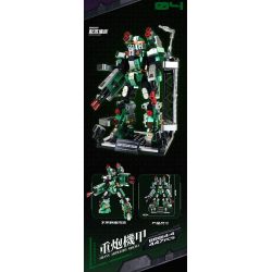 GUANJI BB814 MÔ HÌNH MECHA CRAZE 4 bộ đồ chơi xếp lắp ráp ghép mô hình MECHANICAL ARMOR CRAZE