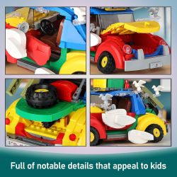 92209 XE BÓNG BAY BỌ CÁNH CỨNG bộ đồ chơi xếp lắp ráp ghép mô hình Creator BEETTE BALLOON CAR Sáng Tạo 1056 khối