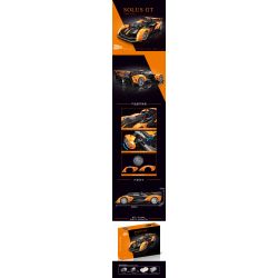 PRO BLOCKS YC-23045 23045 YC23045 XE THỂ THAO MCLAREN SOLUS GT tỷ lệ 1:14 bộ đồ chơi xếp lắp ráp ghép mô hình Technic Kỹ Thuật Công Nghệ Cao Mô Hình Phương Tiện 817 khối